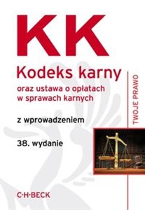 Obrazek Kodeks karny oraz ustawa o opłatach w sprawach karnych