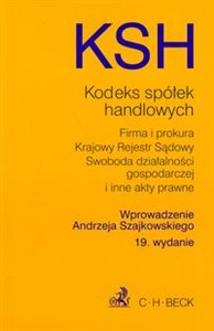 Obrazek Kodeks spółek handlowych