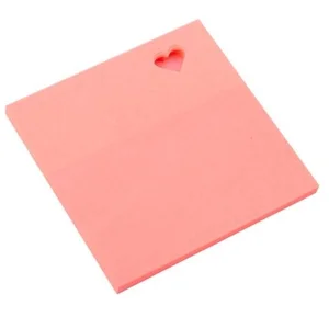 Obrazek Notes samoprzylepny 75x75mm Serce D.RECT
