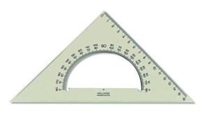 Obrazek KOH-I-NOOR, Ekierka z kątomierzem (745640)