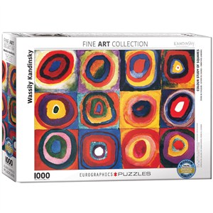 Bild von Puzzle 1000 Kandinsky Study Squares 6000-1323