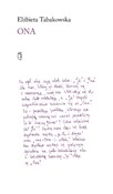 Polska książka : Ona - Elżbieta Tabakowska