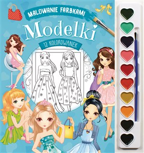 Bild von Malowanie farbkami. Modelki
