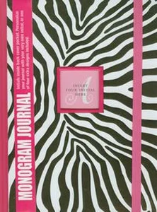 Bild von Notatnik Monogram Zebra