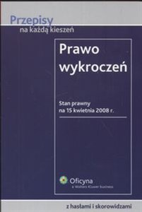 Bild von Prawo wykroczeń Stan prawny: 15.04.2008 r.
