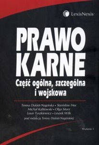 Bild von Prawo karne Część ogólna szczególna i wojskowa