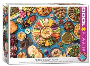 Bild von Puzzle 1000 Potrawy bliskowschodniego stołu