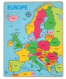 Obrazek Puzzle Mapa Europy 25 elementów