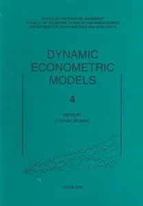 Bild von Dynamic Econometric Models tom 4