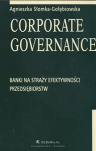 Bild von Corporate Governance Banki na straży efektywności przedsiębiorstw