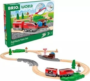 Obrazek Brio Zestaw Pull Back Train