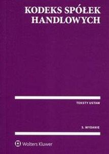 Obrazek Kodeks spółek handlowych Przepisy