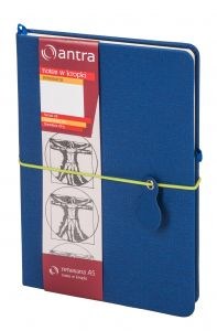 Obrazek Renesans A5 Notes kropki granatowy