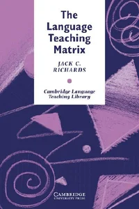 Bild von The Language Teaching Matrix