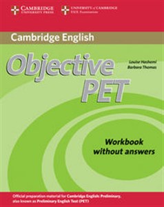 Bild von Objective PET Workbook without answers