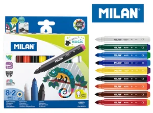 Obrazek Flamastry Milan Maxi Magic 8+2