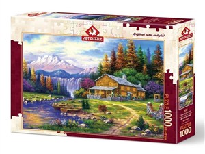 Bild von Puzzle 1000 Zachód słońca w górach