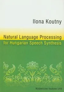 Obrazek Natural Language Processing for Hungarian Speech Synthesis