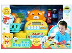 Obrazek Kasa z akcesoriami miś