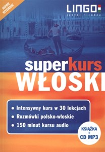 Obrazek Włoski Superkurs Kompletny zestaw do samodzielnej nauki (kurs + rozmówki + audiokurs)