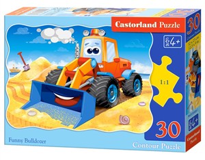 Bild von Puzzle Funny Bulldozer 30