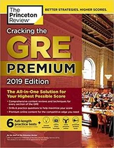 Bild von Cracking the GRE Premium Edition with 6 Practice Tests
