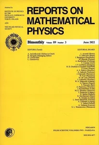 Obrazek Reports on Mathematical Physics 89/3