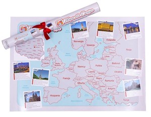 Obrazek Mapa Zdrapka dla Dwojga - ulepszona zdrapka