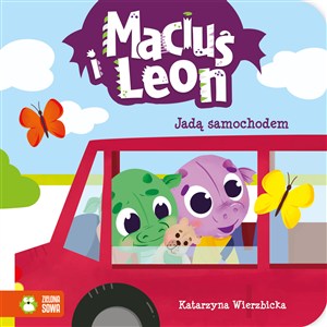 Obrazek Maciuś i Leon jadą samochodem