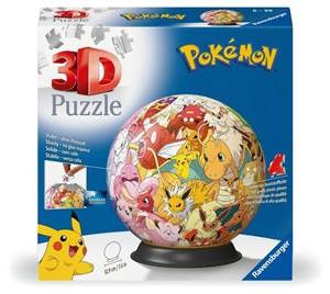 Obrazek Puzzle 3D Kula: Pokemon