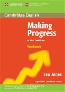 Bild von Making Progress to First Certificate Workbook