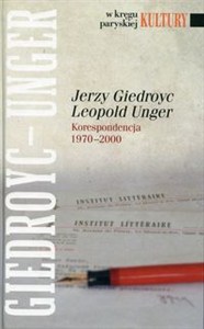 Bild von Jerzy Giedroyc Leopold Unger Korespondencja 1970-2000