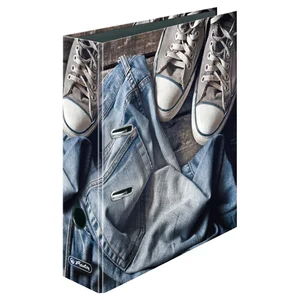 Obrazek Segregator A4/8cm jeans shoes max.file