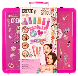 Obrazek Make-up mega walizka manicure z brokatem Create it!