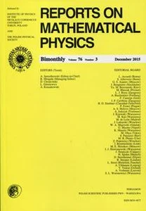 Bild von Reports on Mathematical Physics 76/3 2015 Pergamon