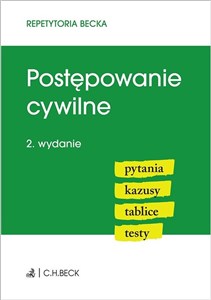 Bild von Postępowanie cywilne Pytania Kazusy Tablice Testy