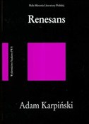 Renesans - Adam Karpiński - buch auf polnisch 