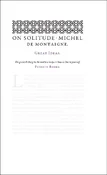 Polska książka : On Solitud... - Montaigne Michel de
