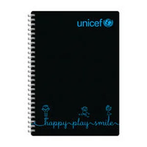 Obrazek Czarny Notes Unicef