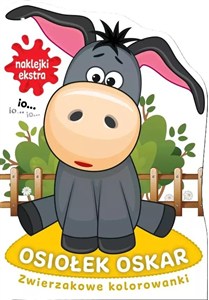 Obrazek Zwierzakowe kolorowanki. Osiołek Oskar