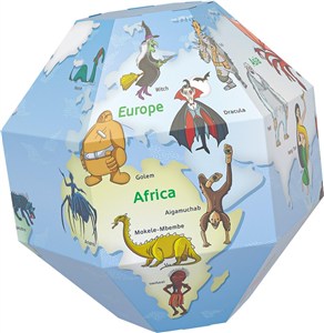 Bild von Globus 3D do składania - Potwory