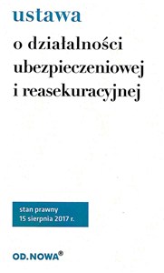 Bild von Ustawa o działalności ubezpieczeniowej i reasekuracyjnej 08. 2017