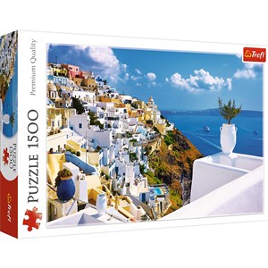Bild von Puzzle Santorini, Grecja 1500
