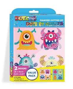 Bild von Dotz By Number  Tiny Monsters