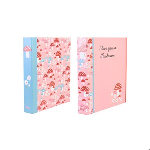 Bild von Segregator A4 2-ringowy Pink Mushrooms