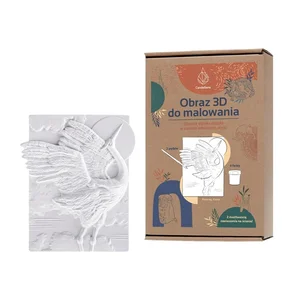Bild von Obraz z 3D do malowania - Dancing Crane