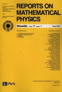 Bild von Reports on Mathematical Physics 95/3/2025
