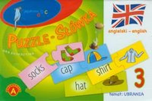 Bild von Puzzle-Słówka 3 temat: ubrania. Gra edukacyjna angielski - english
