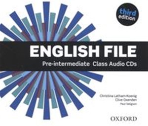 Bild von English File Pre-Intermediate Class Audio CD