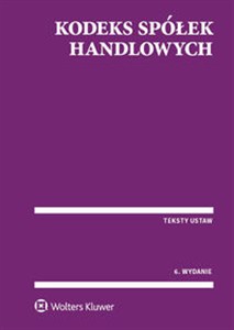 Obrazek Kodeks spółek handlowych